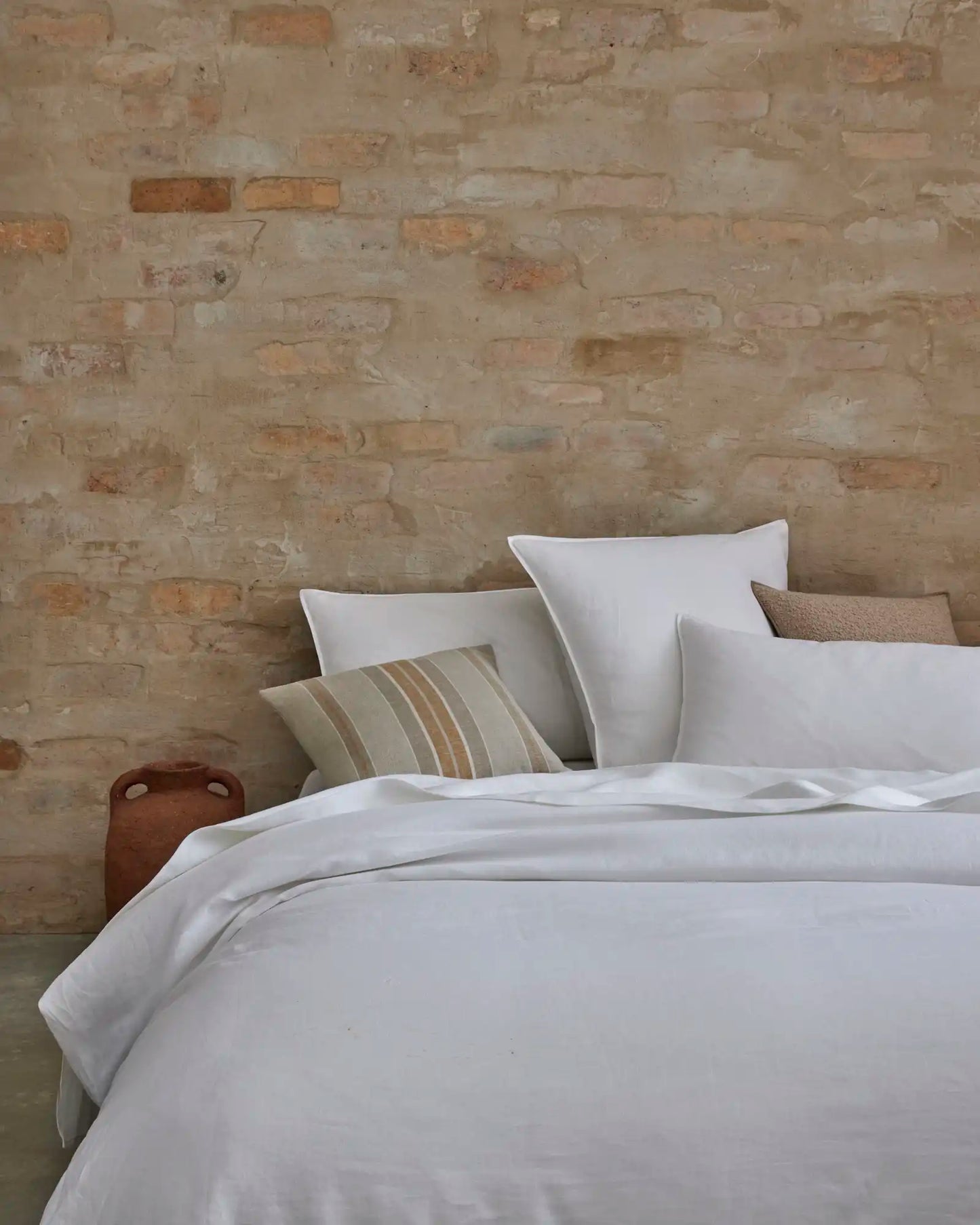 Ravello Linen Flat Sheet - 9 Colours