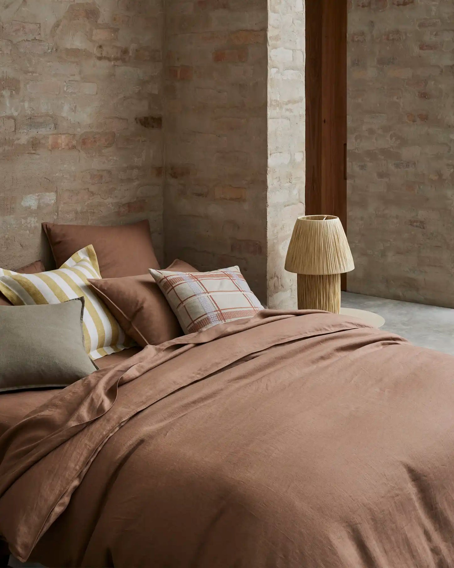 Ravello Linen Flat Sheet - 9 Colours