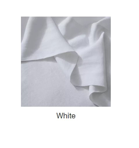 Ravello Linen Flat Sheet - 9 Colours