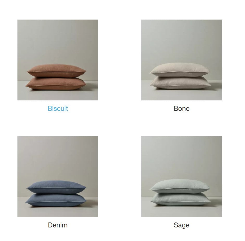 Ravello Pillowcase - 9 Colours